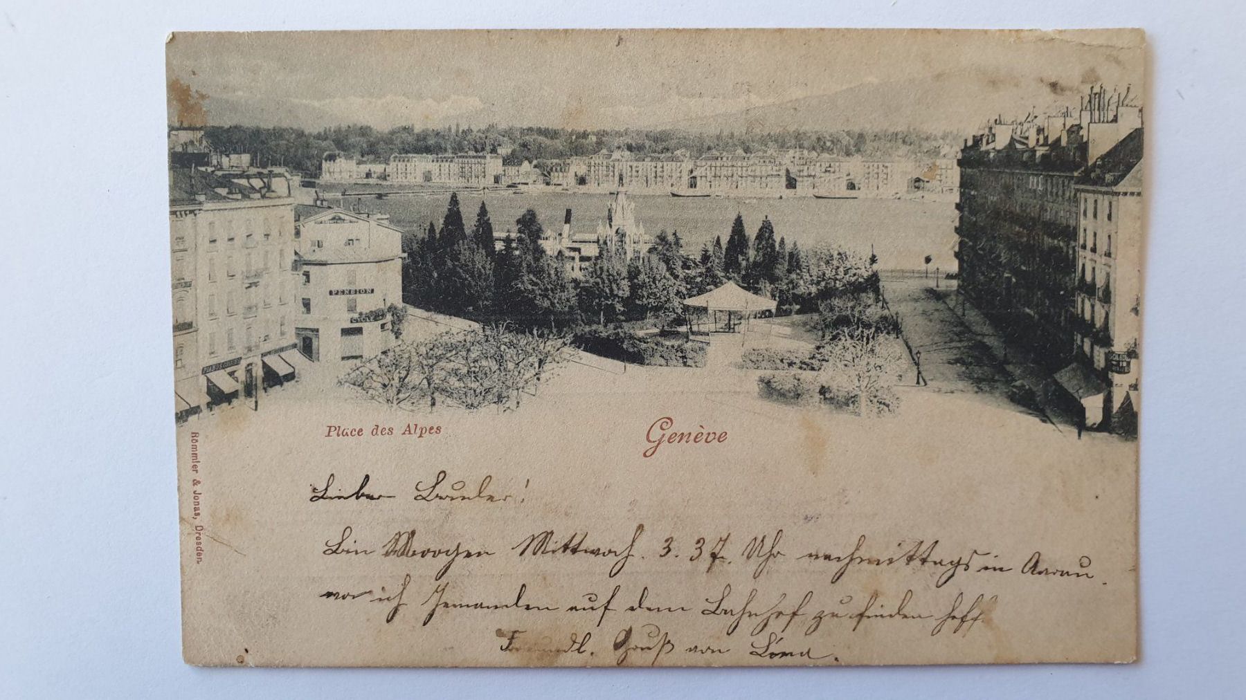 Cartoline postali: Genf. 3 sehr alte Ansichtskarten. – Usato da Goldach venduto da armando_r 6