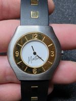 ✨ MONTANA Swiss Made Uhr 34mm – Stahl / Gold – Saphirglas ✨