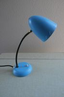 Schicke vintage Lampe hellblau 50er Jahre