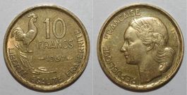 10 Franc Frankreich 1957