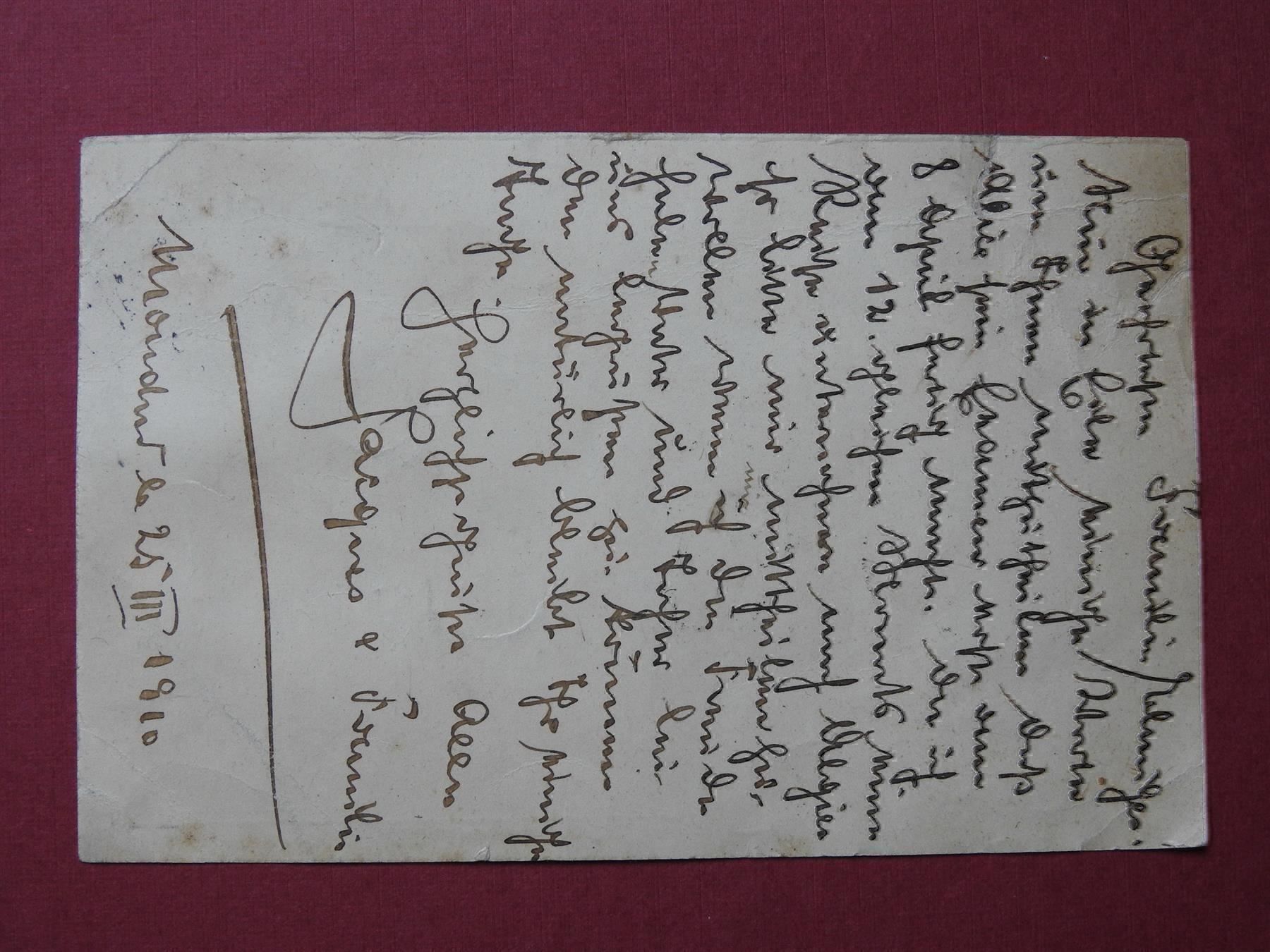 Cartoline postali: Alte AK von Moudon 1910 – Usato da Rain venduto da 999-800-K 1