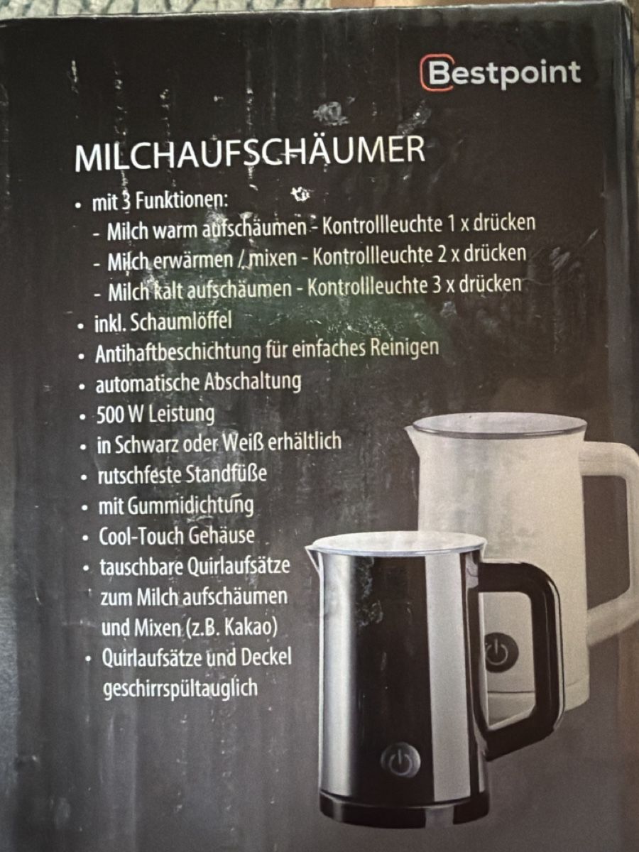 Elettrodomestici da cucina: Milchsufschäumer – Usato da Wohlen b. Bern venduto da chrige84 1