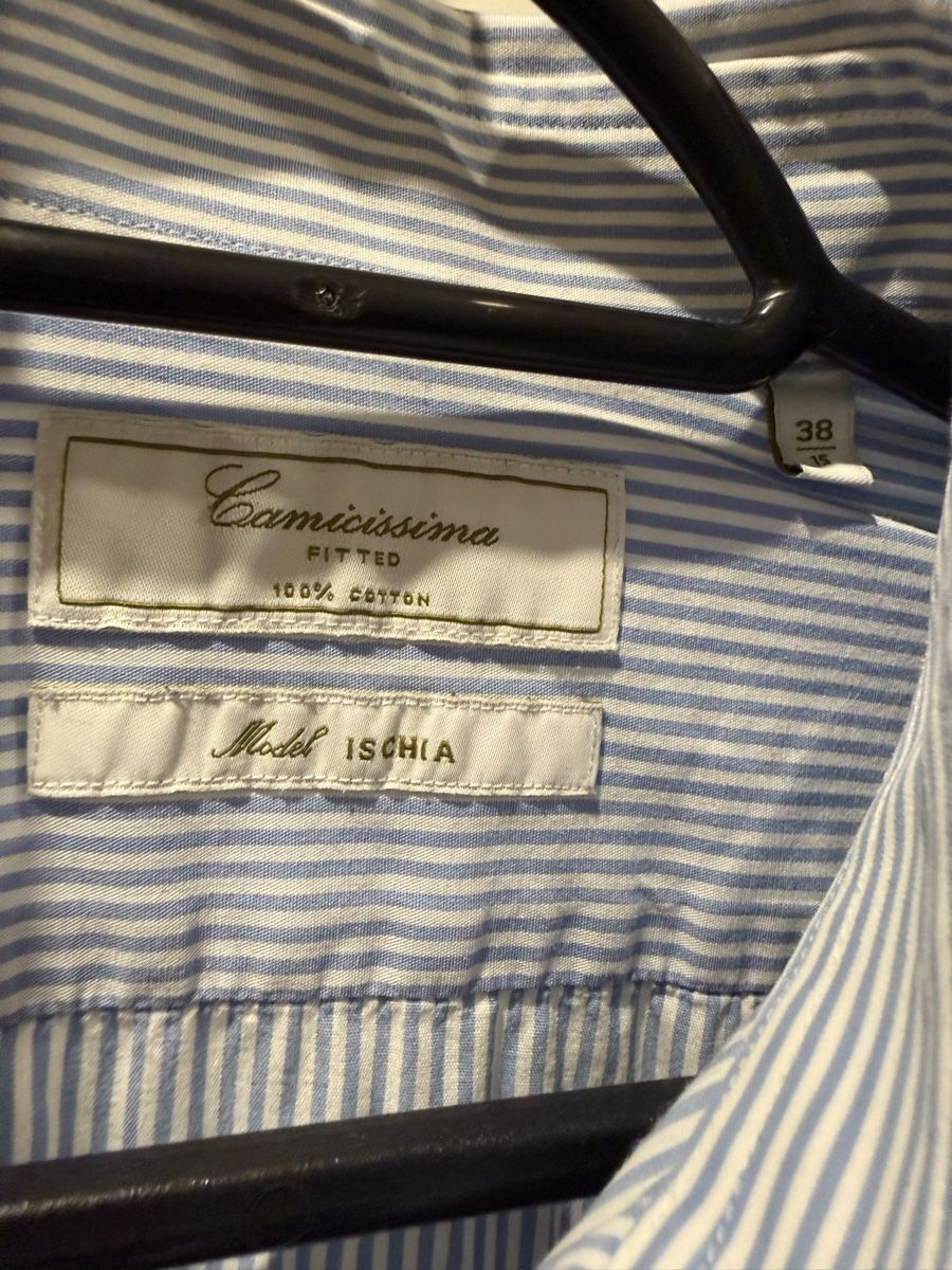 Hemden: Chemise Camicissima bleu à rayures blanches, taille S – Gebraucht aus Yverdon-les-Bains von Le_Joss 2