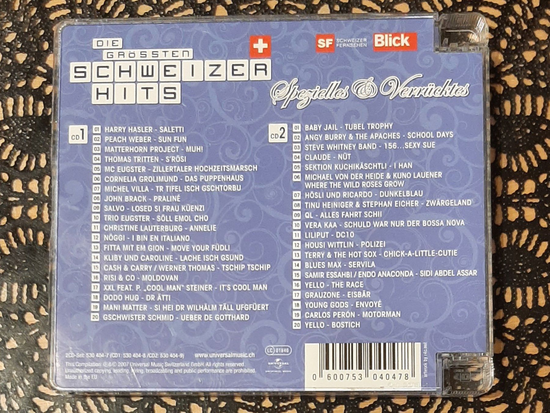 CD: Die Grössten Schweizer Hits -Spezielles & Verrücktes CD 2007 – Usato da Amriswil venduto da Celini3 1