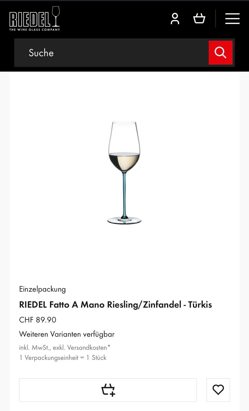 Riedel Bicchieri: Riedel fatto a mano Weinglas – Nuovo (secondo la descrizione) da Affoltern am Albis venduto da san_vxp7 3