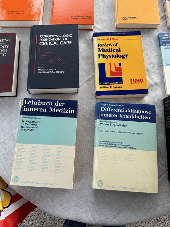 Medizinbücher Sammlung (Innere Medizin, Anästhesie etc.) 1