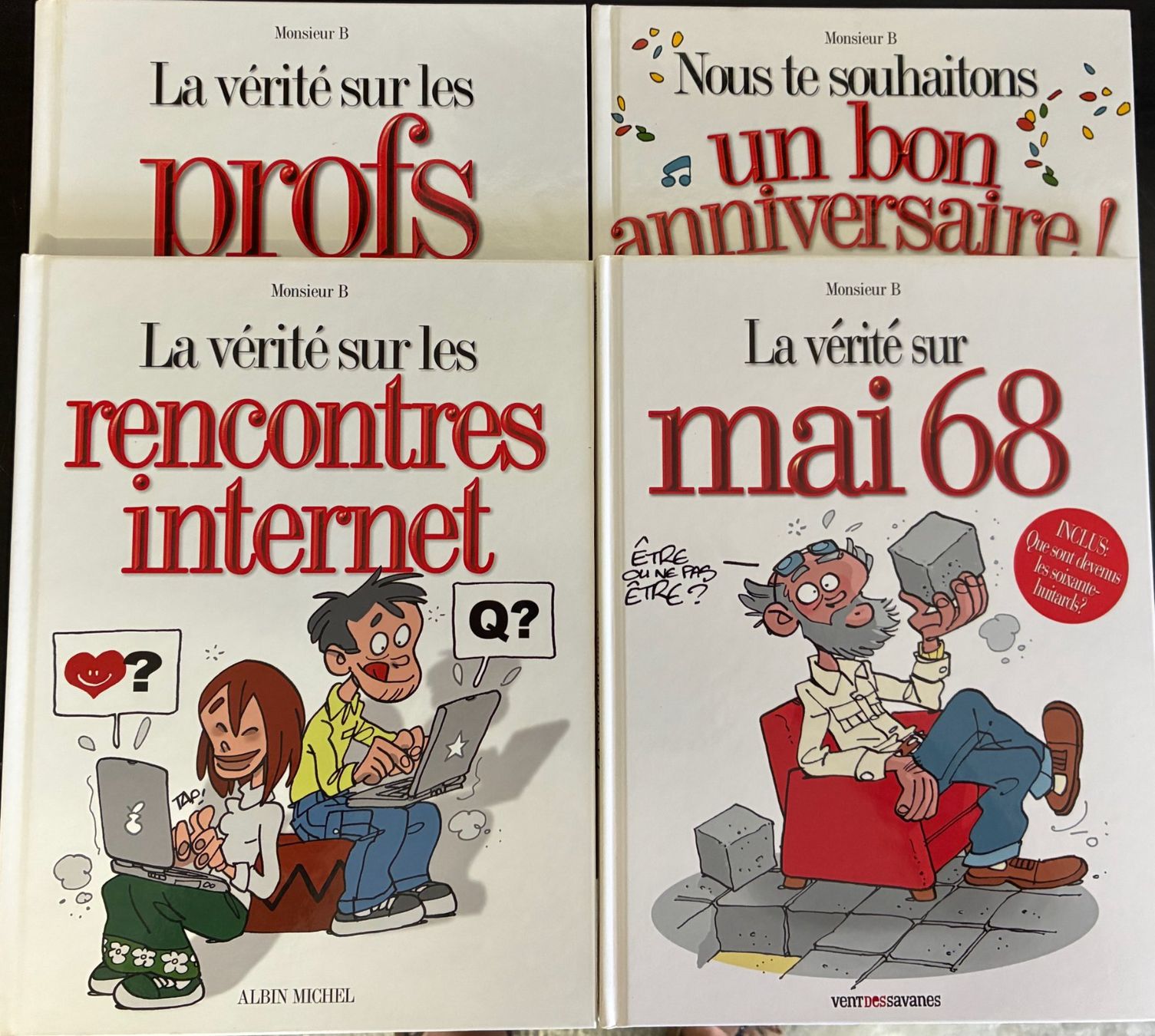 Comics: 4 Bds "Monsieur B" – Gebraucht aus Moutier von Lebaladin63