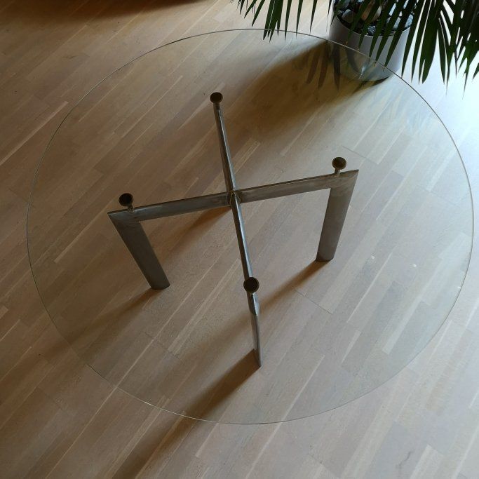 Tisch Glasplatte Rund