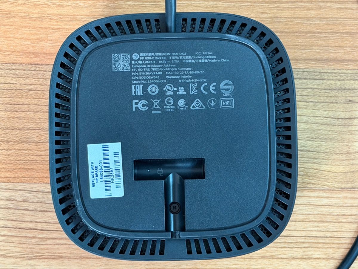 Hewlett Packard Docking station: HP USB-C Dockingstation G5 inklusive 120W Netzteil – Usato da Obernau venduto da agaton 3