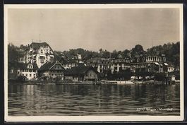 Weggis-Unterdorf, Uferpartie mit Hotel R