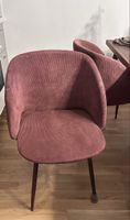 Søstrene Grene Cordstoff Stühle in rose 