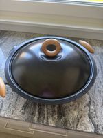 Gusseisen Wok 40cm mit Deckel