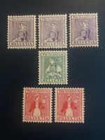Znr J7* x 3, J8*, J9* + J9** + Abart PF Kat 120.00 + Abart