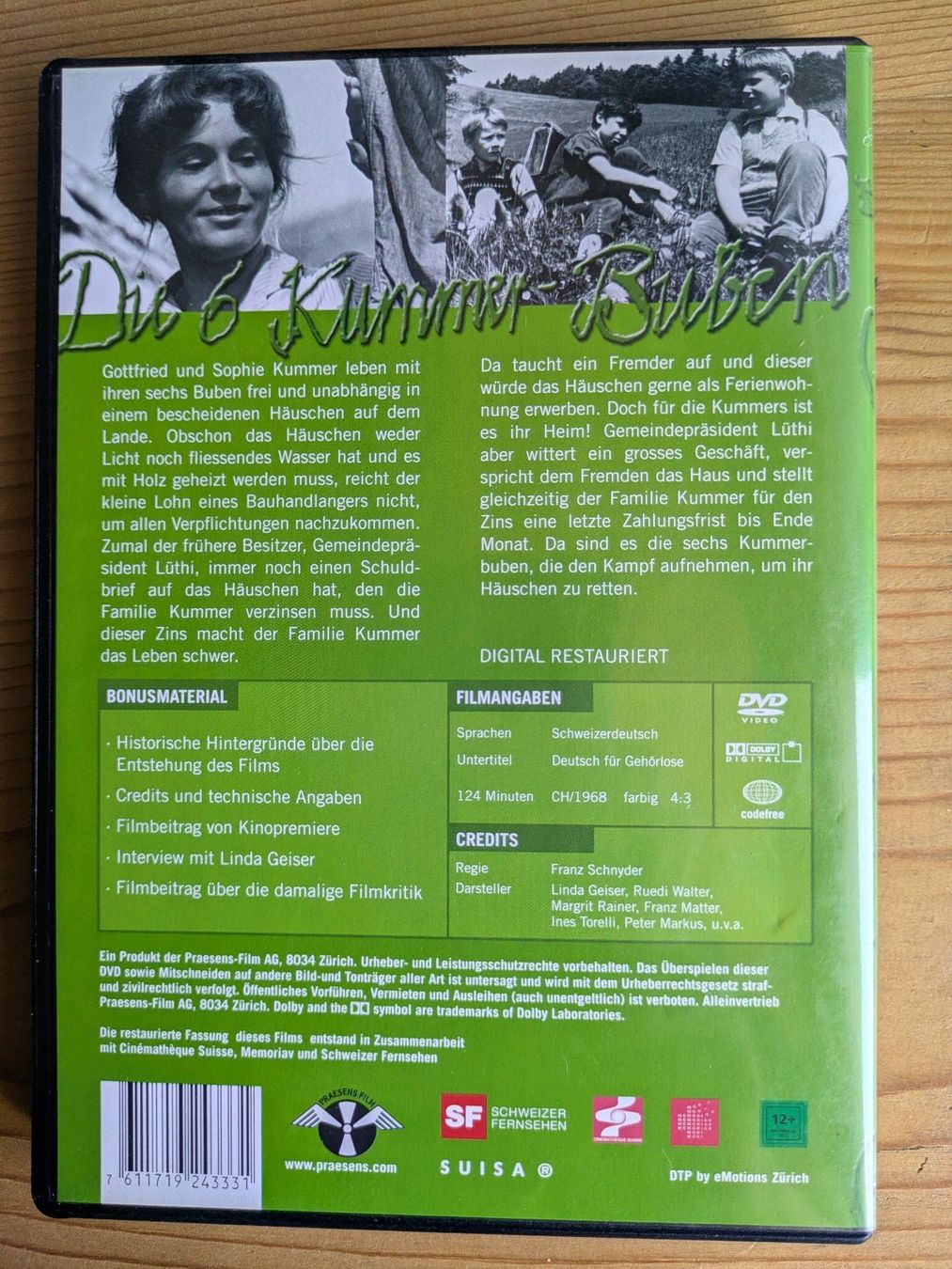Tutti i DVDs: Die 6 Kummerbubn - Schweizer Filmklassiker (DVD) – Usato da Männedorf venduto da Pacer19 1