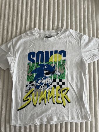 SONIC T-SHIRT WEISS GR 134 NEUWERTIG