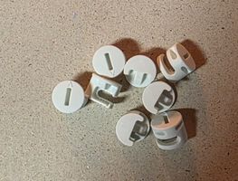 24 écrous à came en plastique blanc IKEA