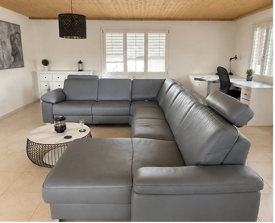 Sofas: Ecksofa HUKLA- echtleder. Wie Neu!  – Gebraucht aus Trimmis von Kene_Design_Form