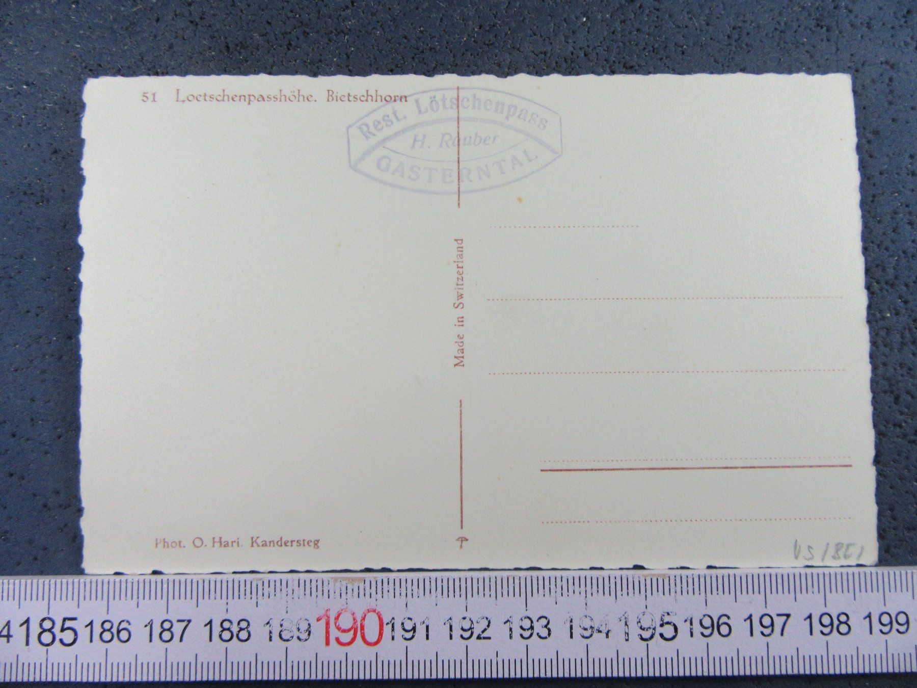 Cartoline postali: LÖTSCHENPASSHÖHE GREN-KREUZ VS AK – Usato da Ettingen venduto da Hausi4711 1