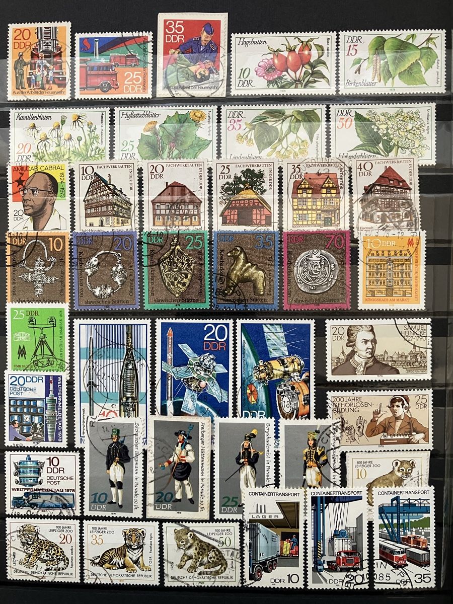 Tutti i francobolli: Deutschland DDR gest/postfr 6s 1977-80 – Usato da Cham venduto da Diablo1232 1