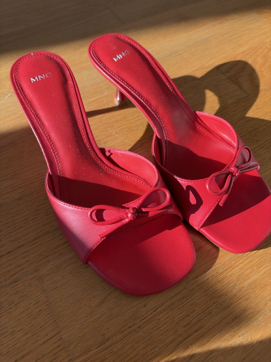 Mango Scarpe da donna: MNG rote Riemchen Sandalen Grösse 38 – Usato da Zürich venduto da ufe_f5q5