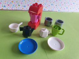 Duplo (X16) Set Küche, Kaffeemaschine, Töpfe,...