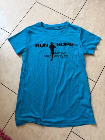 blaues Sport T-Shirt
