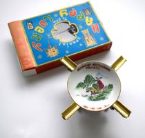 China Vintage Aschenbecher  Shanghai Chinesisch Eastern Art