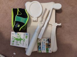Set accessoires Wii avec Wii Fit et jeux, occasion