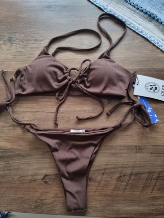 Neuer Cider Bikini, Grösse S, braun