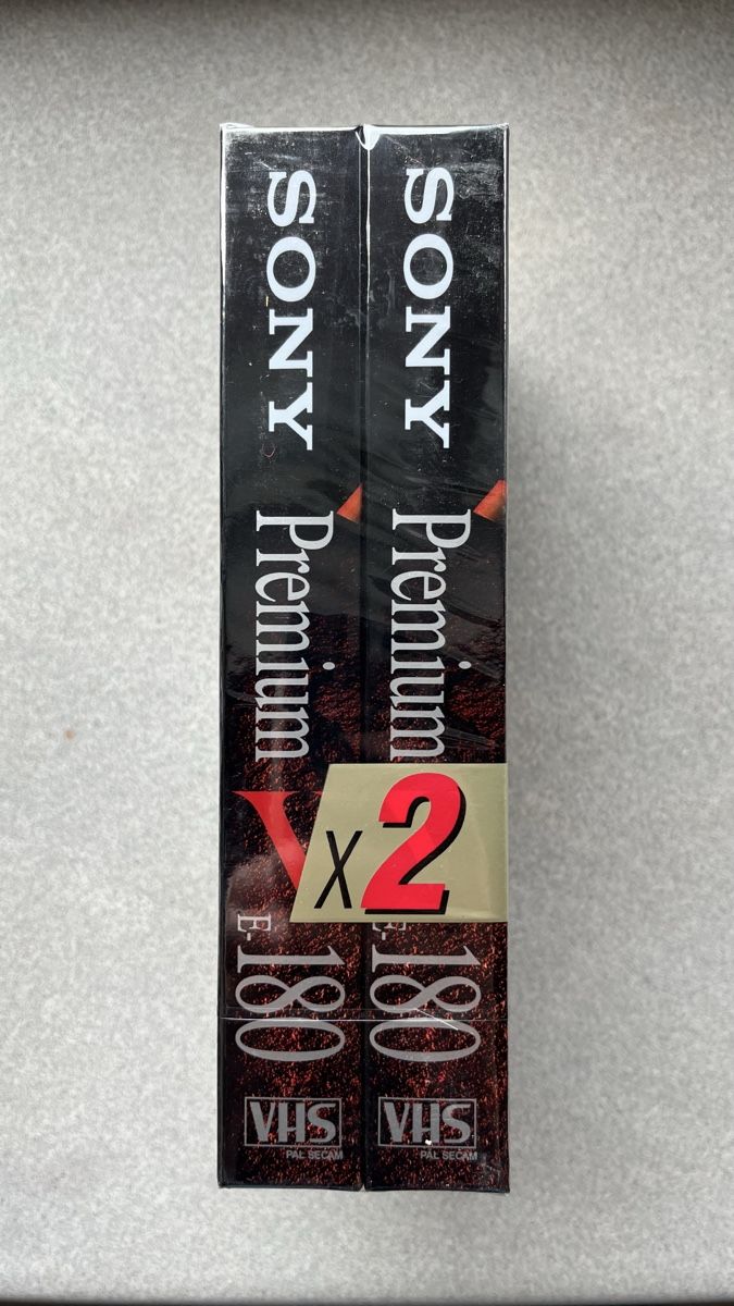 Cassette vuote: SONY premium VHS Kasetten – Nuovo e nell'imballaggio originale da Remetschwil venduto da Tomtom13 1