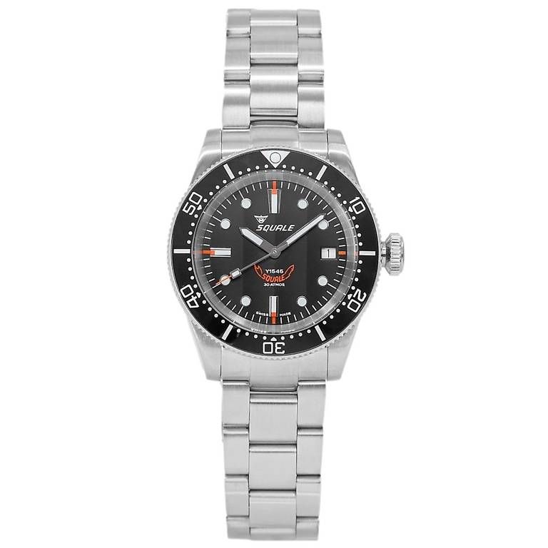 Squale Orologi: Squale Men's 1545BKBKC.AC 1545 Black Dial 30ATM Automatic – Nuovo e nell'imballaggio originale da Schindellegi venduto da harveystore 2