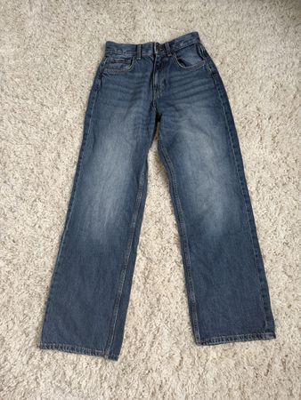 Denim Straight Leg Jeans