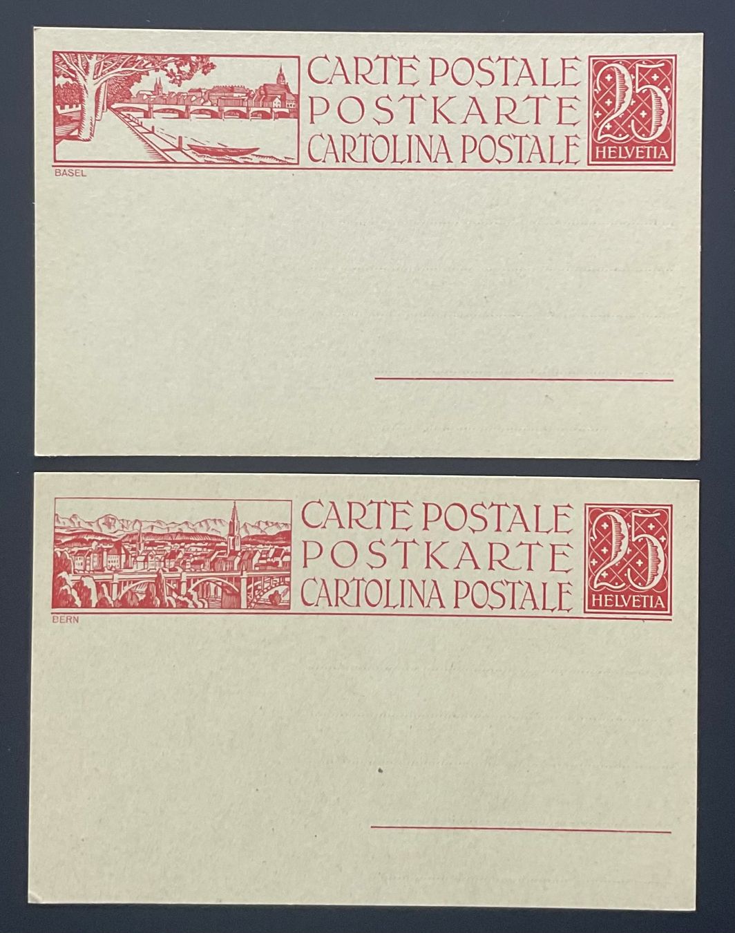 Tous les timbres: Bild Postkarten PTT – Neuf (Voir description) à Luzern par 19primeln