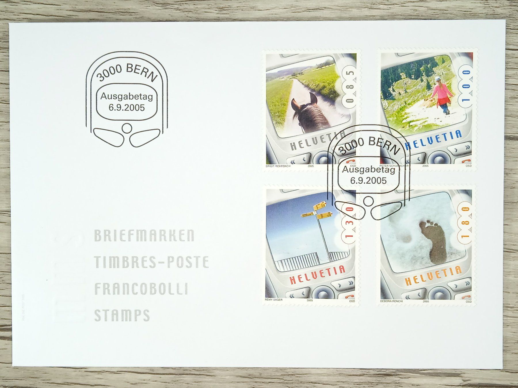 Tutti i francobolli: TR15 Enveloppe + Timbre Suisse 2005 – Usato da Cousset venduto da Patrick_Collections