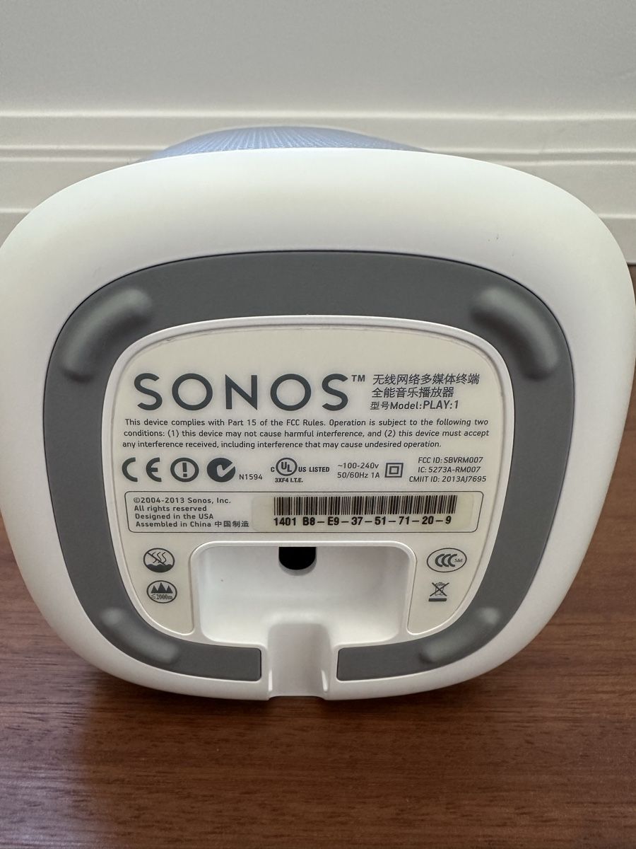 Sonos Lautsprecher: Sonos Play 1 – Gebraucht aus Siebnen von paede1997 3
