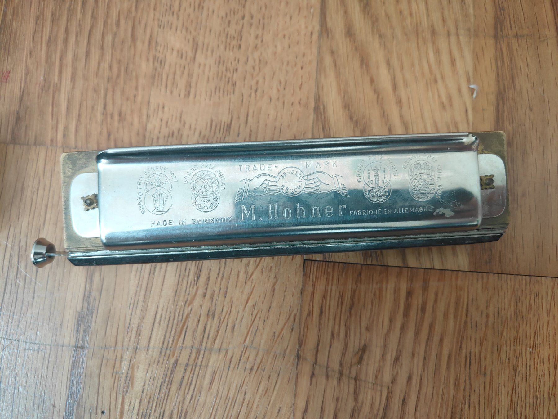 Hohner Musikinstrumente: M. Hohner Chromonica II, Mundharmonika mit Etui – Gebraucht aus Olten von Mezopotamya 1