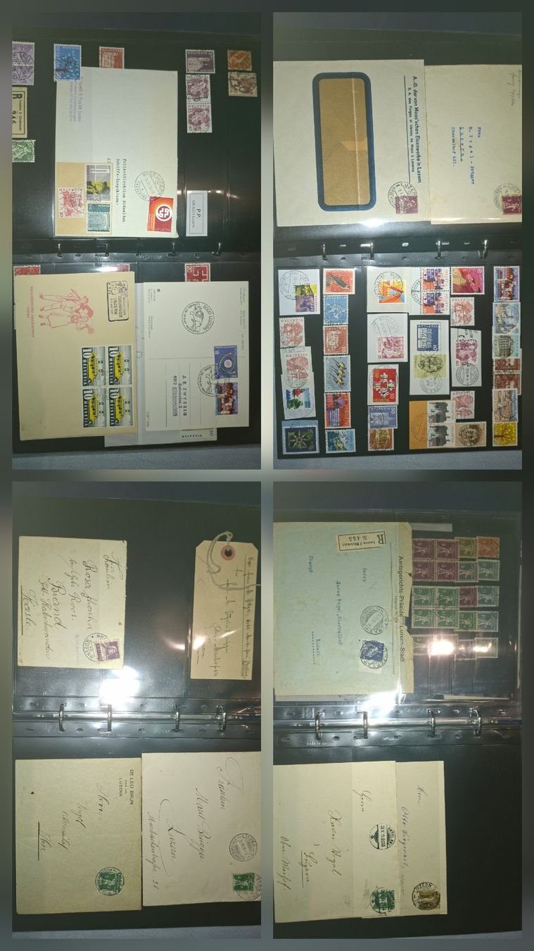 Tous les timbres: Heimatsammlung Luzern auf 40 Doppelseiten – D'occasion à Balgach par SIMEON27 3