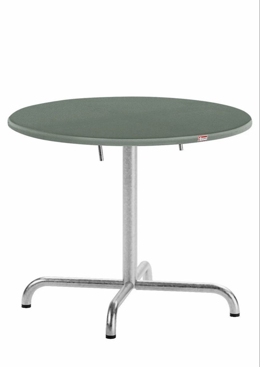 Schaffner Tavoli: Schaffner Davos Thymiangrün, Gartentisch, Durchmesser 75cm – Nuovo e nell'imballaggio originale da Zürich venduto da ron_qb5g