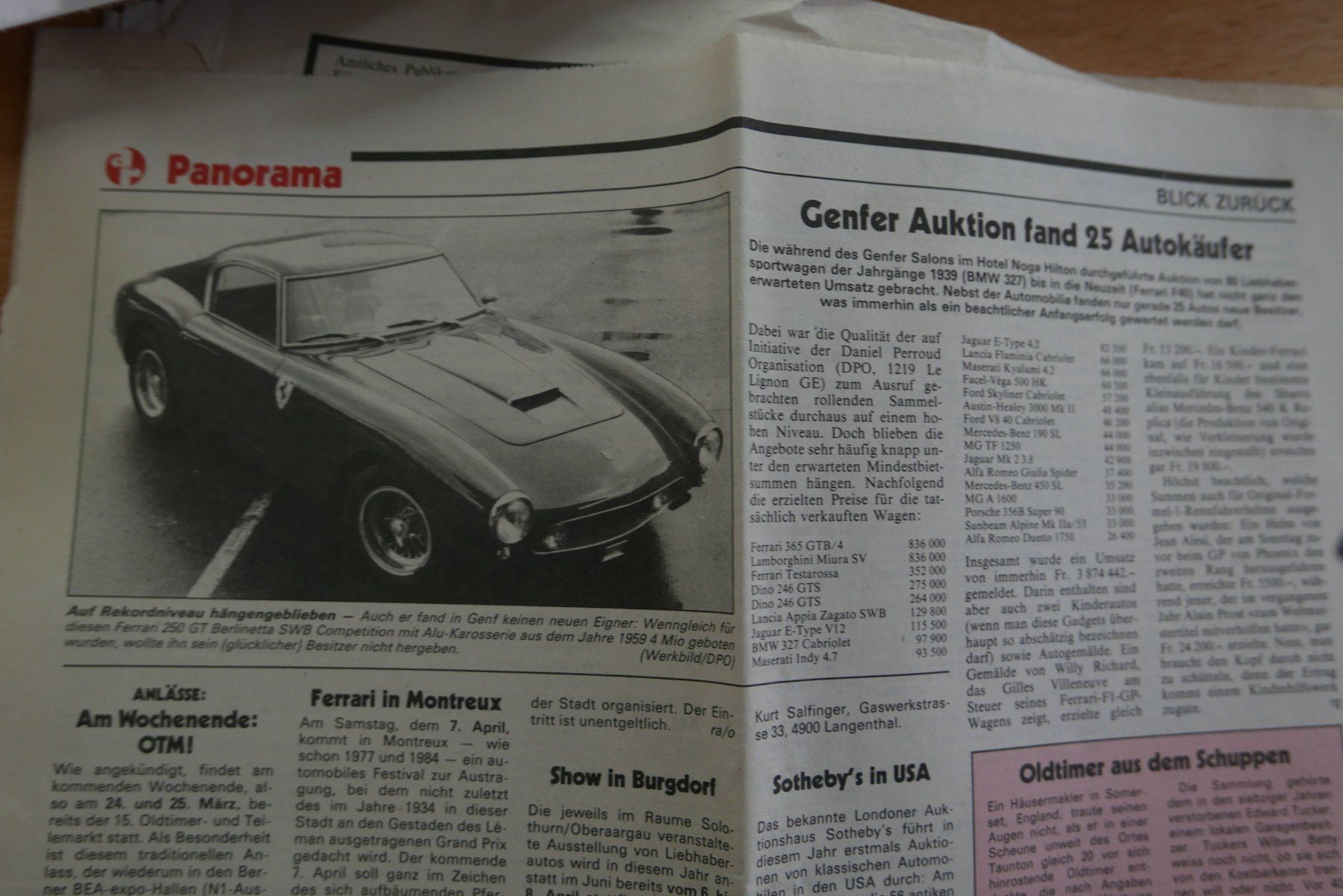 Riviste & Magazine: Automobil-Zeitschriften - Ausschnitte – Usato da Rotkreuz venduto da nigal 7