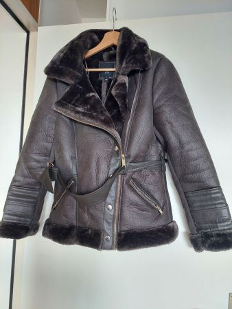 DUNKELBRAUNE HERBST/WINTERJACKE GR. M
