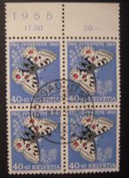 PJ162 VB gest. Gossau St. Gallen 8.12.55 ss Zentrumsstempel