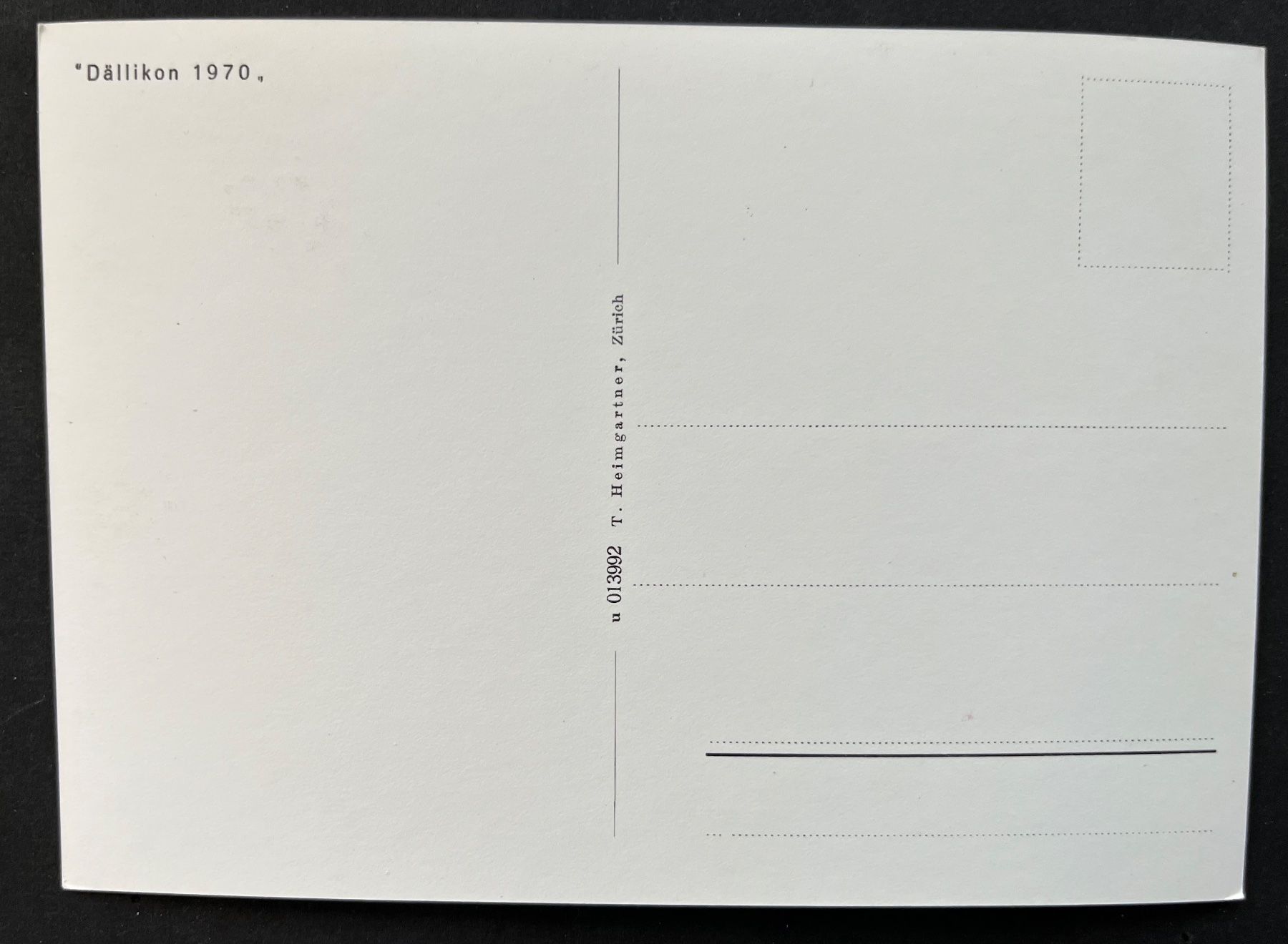 Cartoline postali: Dällikon, Flugaufnahme 1970 – Usato da Ostermundigen venduto da DaxKarten-75 1