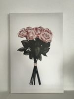 Leinwandbild Rose 90x60cm