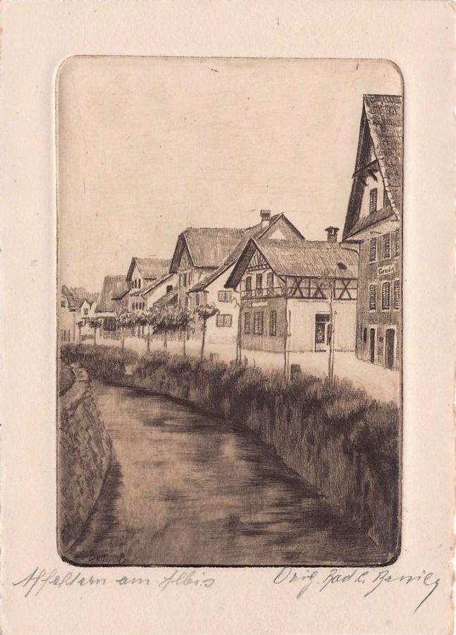 Cartoline postali: Affoltern am Albis, Orig. Rad. C. R.... – Usato da Frauenfeld venduto da POML