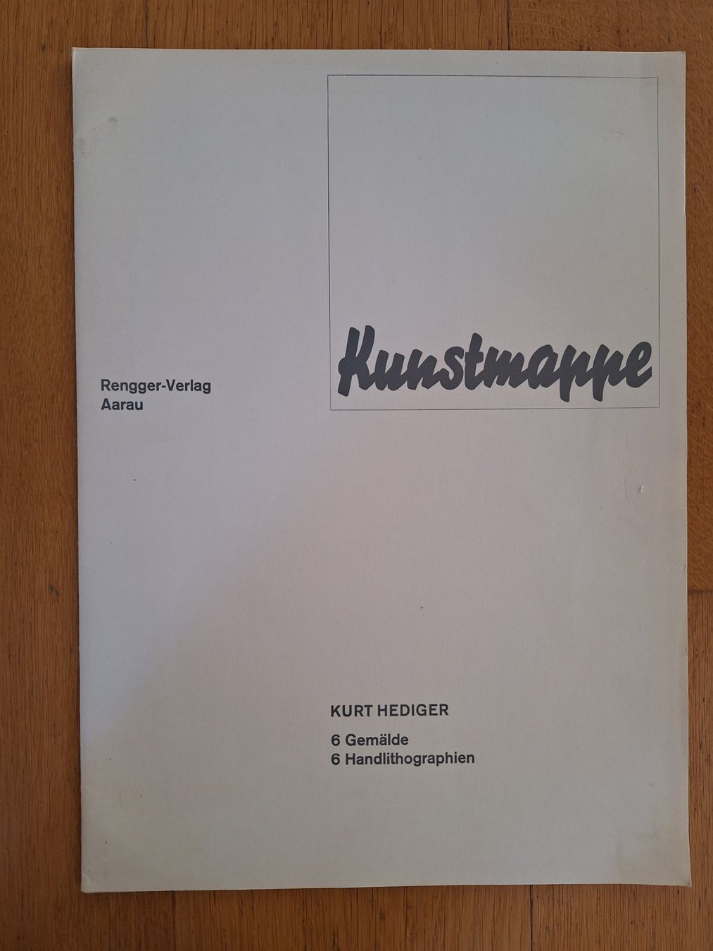 Grafica & Litografie: Kunstmappe von Kurt Hediger – Usato da Staufen venduto da Finoeggel 1