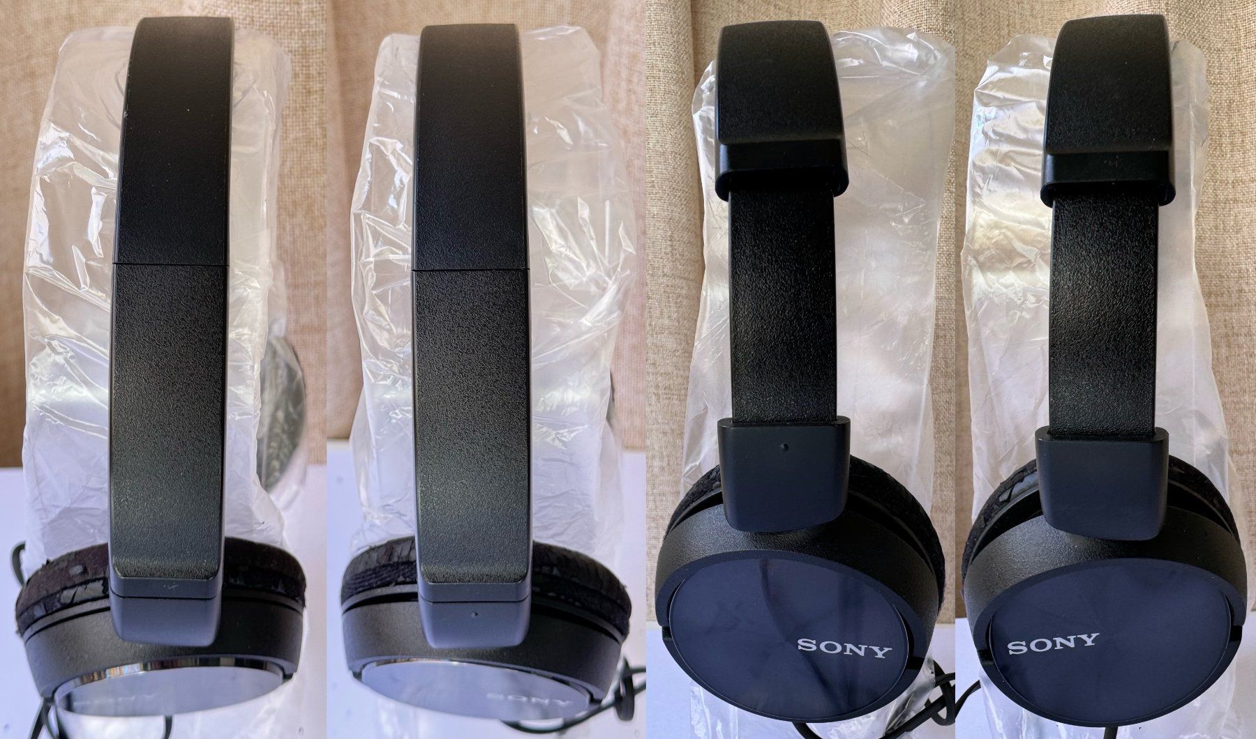Sony Cuffie: Coussinets abimés ! SONY - Casque Audio - Noir – Usato da Genève venduto da Reveur 7