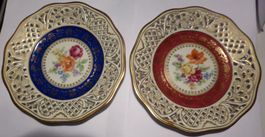 2 BAVARIA -SCHUMANN-TELLER,-SELTEN,-GERMANY-US -ZONE; 14 CM