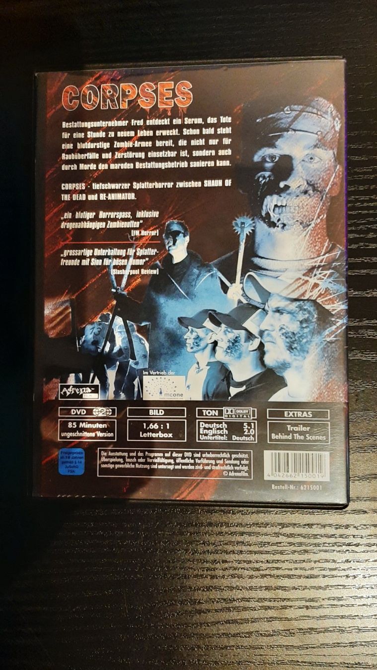 Alle DVDs: Corpses – Gebraucht aus Kriens von adr_f6fh 2