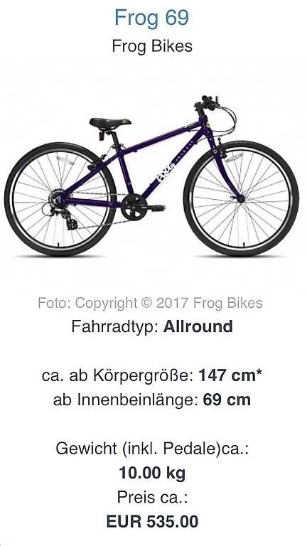 Biciclette: Kindervelo - Frog Bike 68 – Usato da Thalwil venduto da denko_denko 4