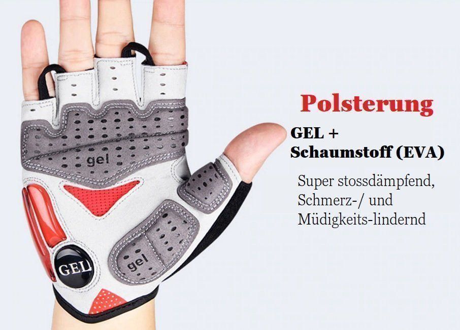 Guanti & manicotti: Handschuhe mit Gel-Einlage (M) – Nuovo (secondo la descrizione) da Oberglatt ZH venduto da Pacos2000 4